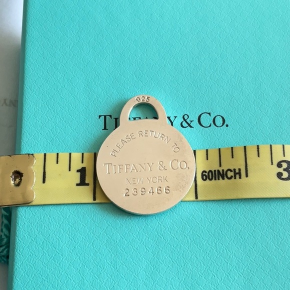 Authentic Tiffany Round Tag X-Large - Picture 4 of 6
